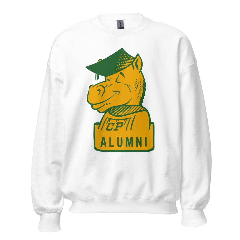 Cal Poly Vintage Alumni Crew Neck Sweatshirt - 1960s Mustang Grad Art Sweatshirt - Rivalry Week