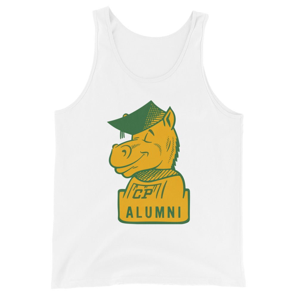 Cal Poly Vintage Alumni Men's Tank Top - 1960s Mustang Grad Art Mens Tank Top - Rivalry Week