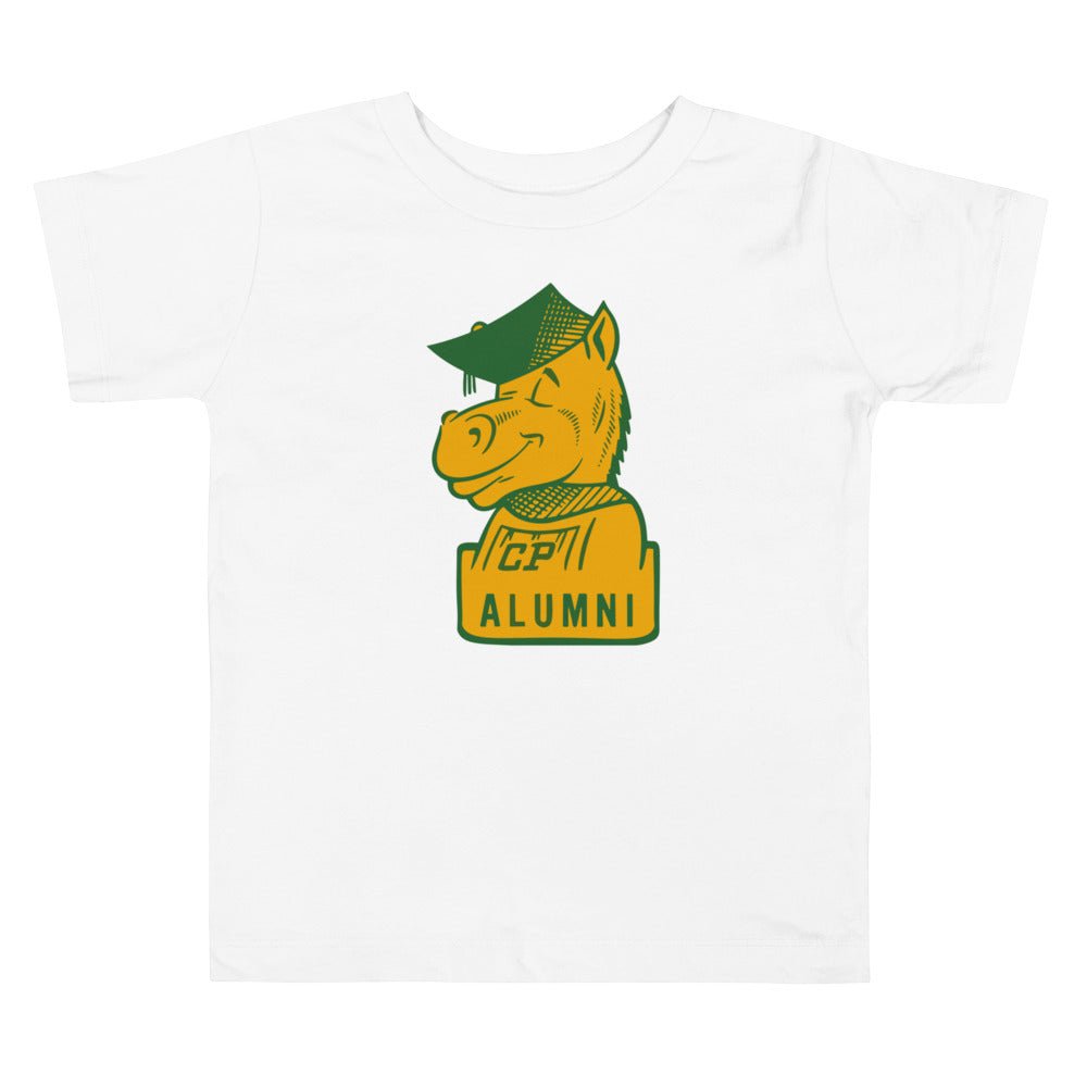 Cal Poly Vintage Alumni Toddler T Shirt - 1960s Mustang Grad Art Toddler Staple Tee - Rivalry Week