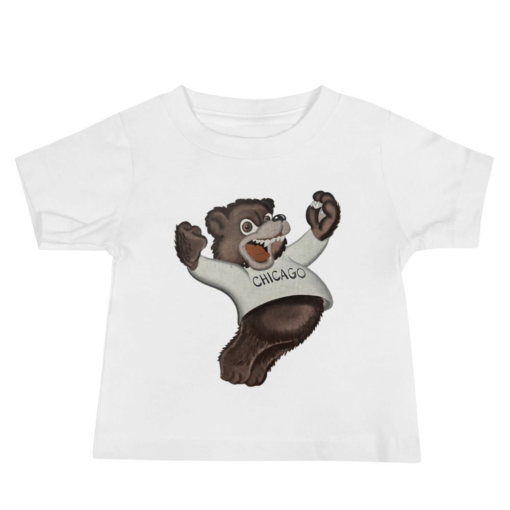 Chicago Bears Vintage Baby T Shirt - 1948 Cheering Staley Art Baby Staple Tee - Rivalry Week