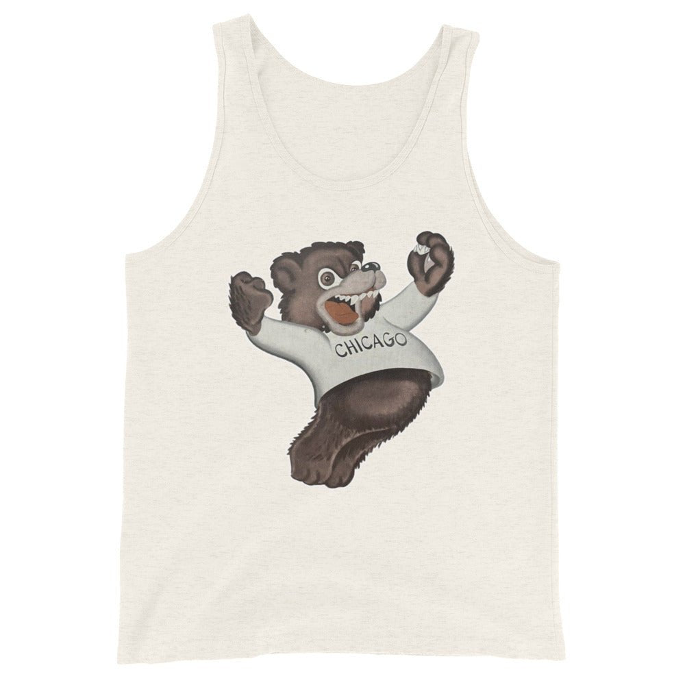 Chicago Bears Vintage Men's Tank Top - 1948 Cheering Staley Art Mens Tank Top - Rivalry Week