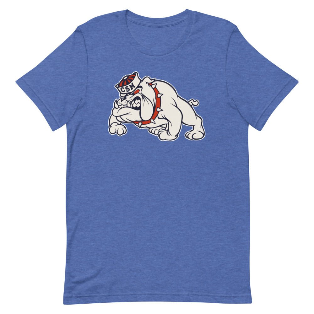 College of San Mateo Bulldog Shirt - 1950s Vintage Sailor Hat Mascot Art Shirt - rivalryweek