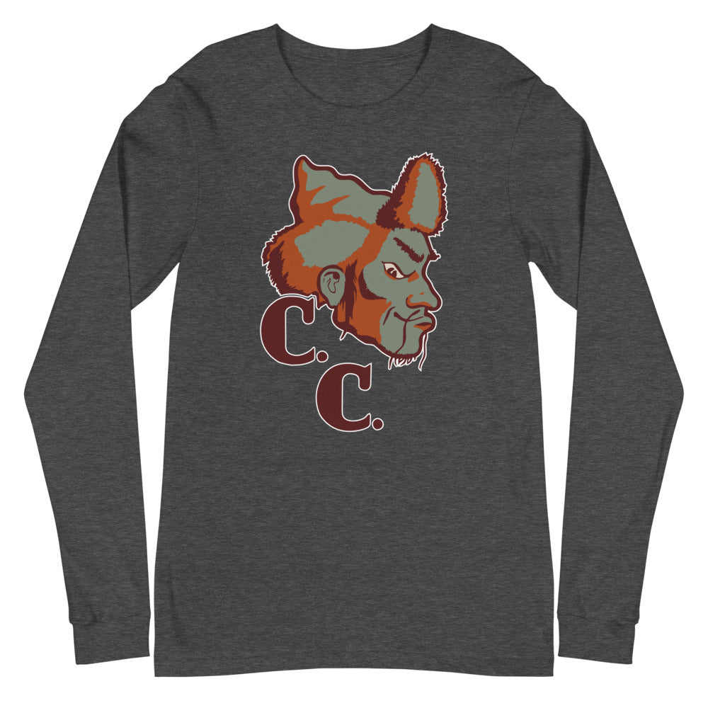 Compton College Vintage Long Sleeve Shirt - 1950s C.C. Tartars Art Long Sleeve Shirt - rivalryweek