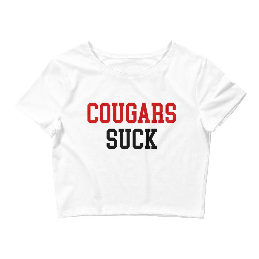 Cougars Suck Utah Rivalry Crop Tops Crop Top - rivalryweek