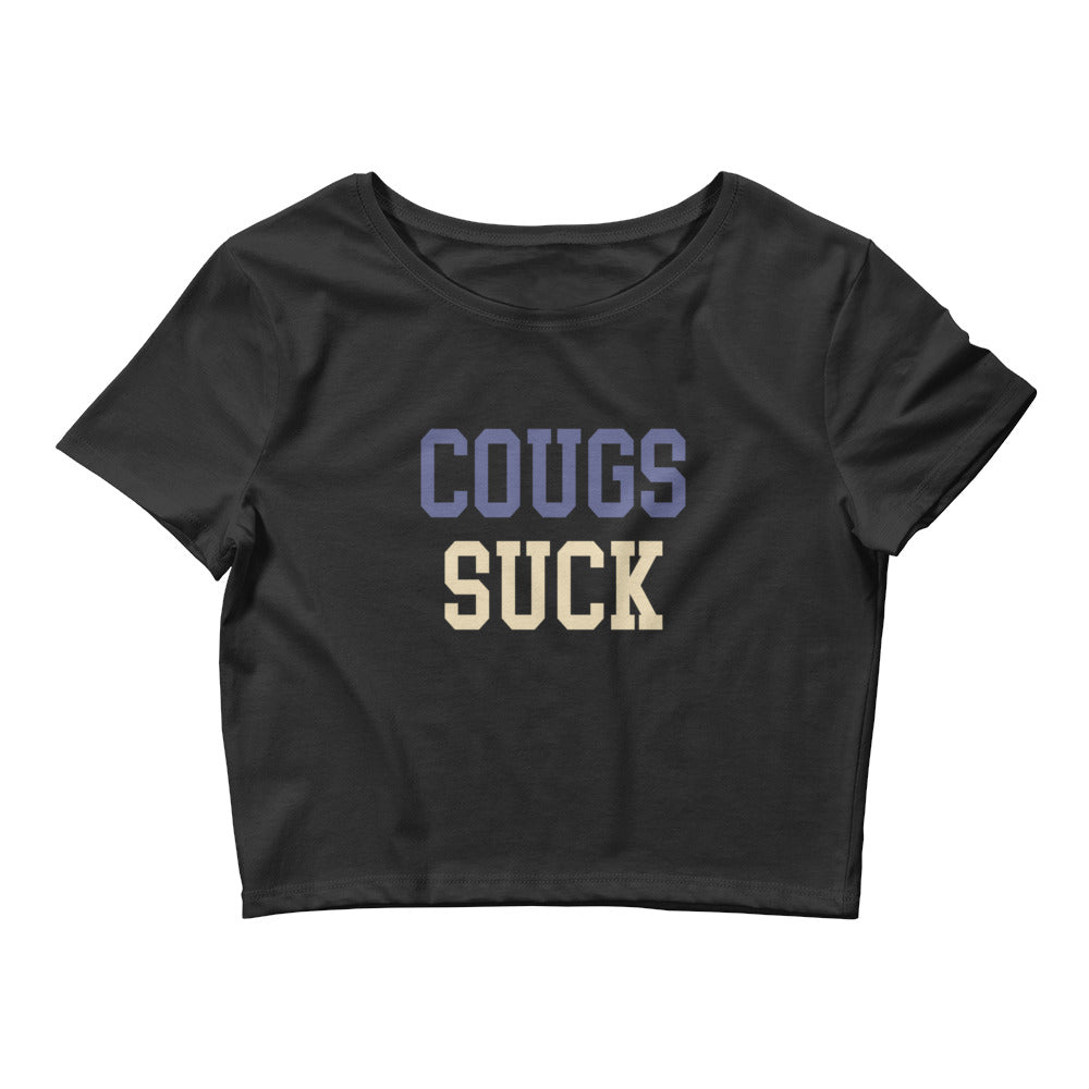 Cougs Suck Washington Rivalry Crop Tops Crop Top - rivalryweek