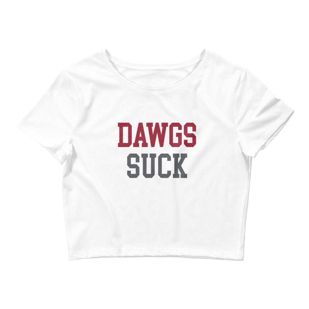 Dawgs Suck Washington State Rivalry Crop Tops Crop Top - rivalryweek