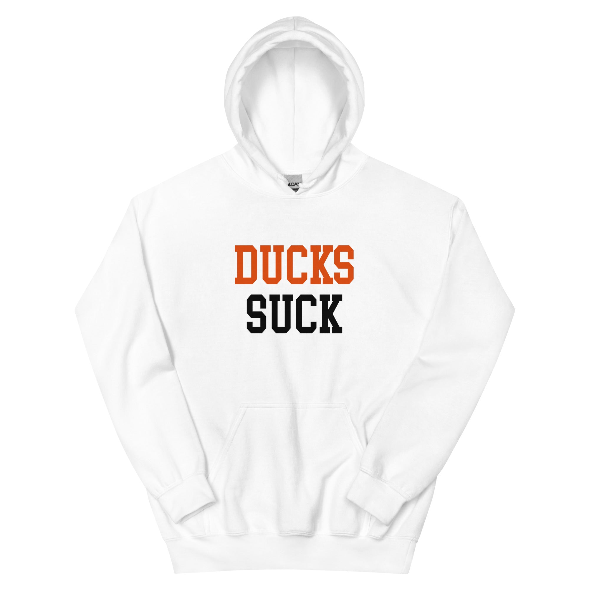 Ducks Suck Oregon State Rivalry Hoodie White Sweatshirt - rivalryweek