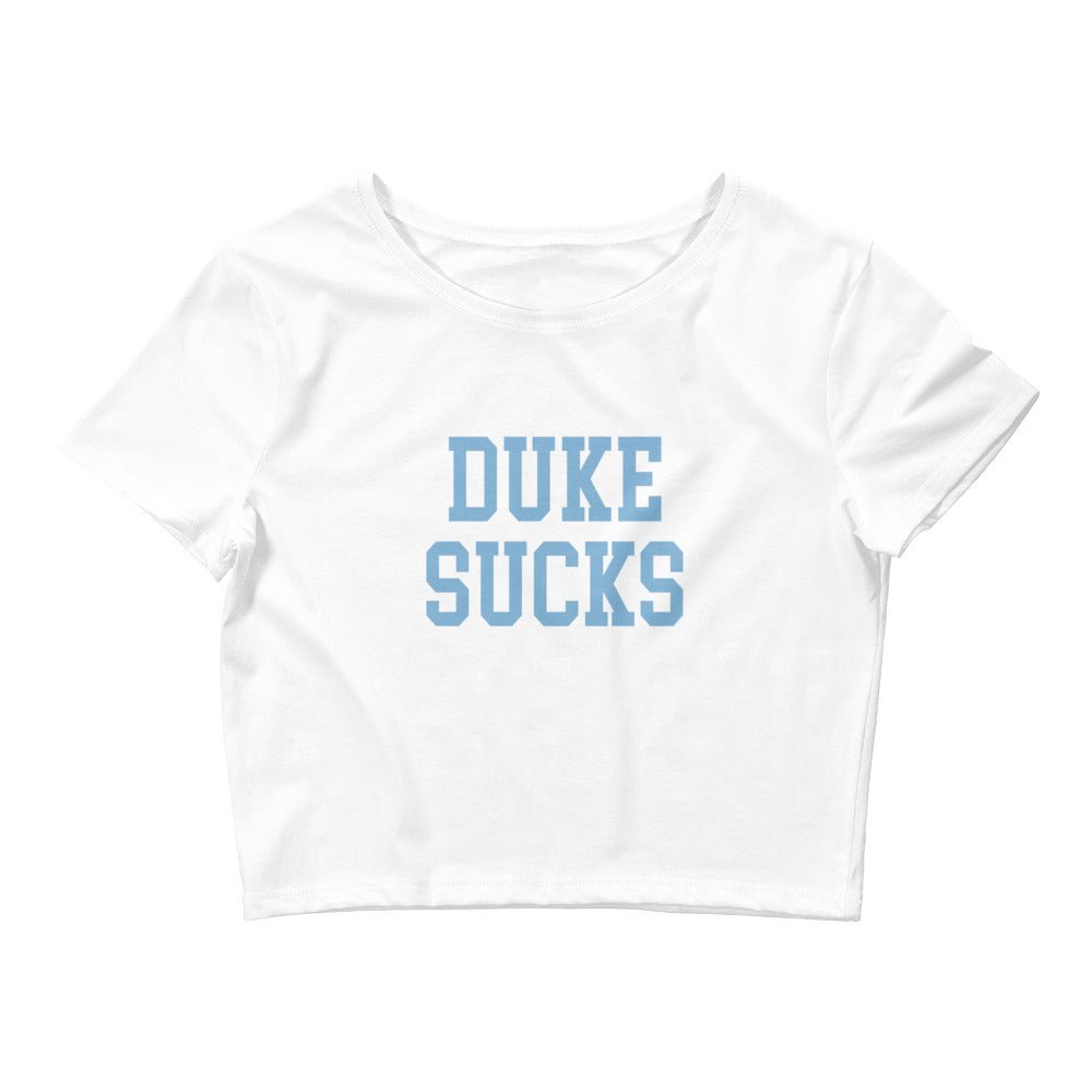 Duke Sucks North Carolina Rivalry Crop Top Crop Top - rivalryweek