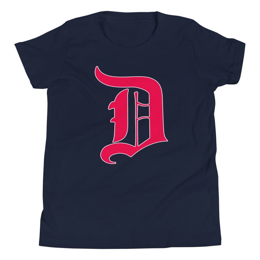 Duquesne Vintage Kids Youth Shirt - 1930s Duke's D Art Youth Staple Tee - Rivalry Week