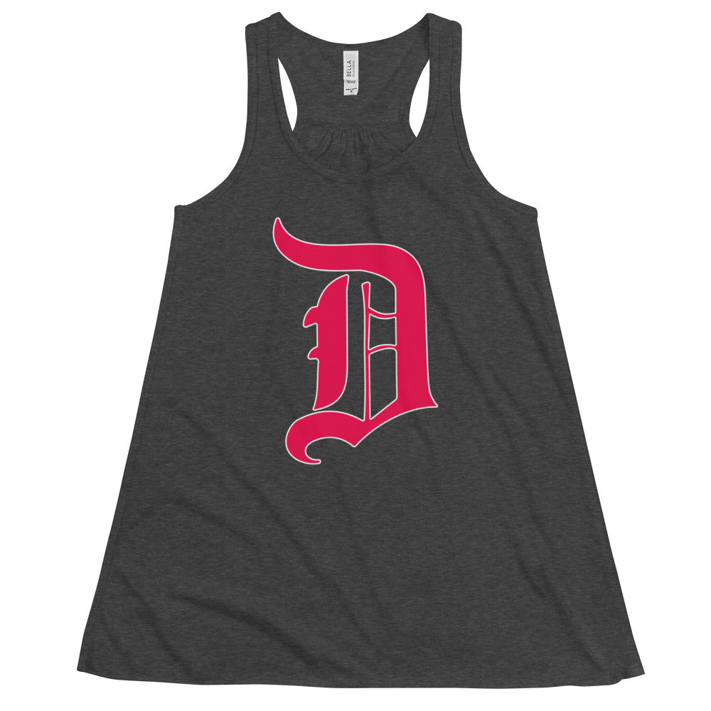 Duquesne Vintage Women's Flowy Tank Top - 1930s Duke's D Art W Tank Top - Rivalry Week