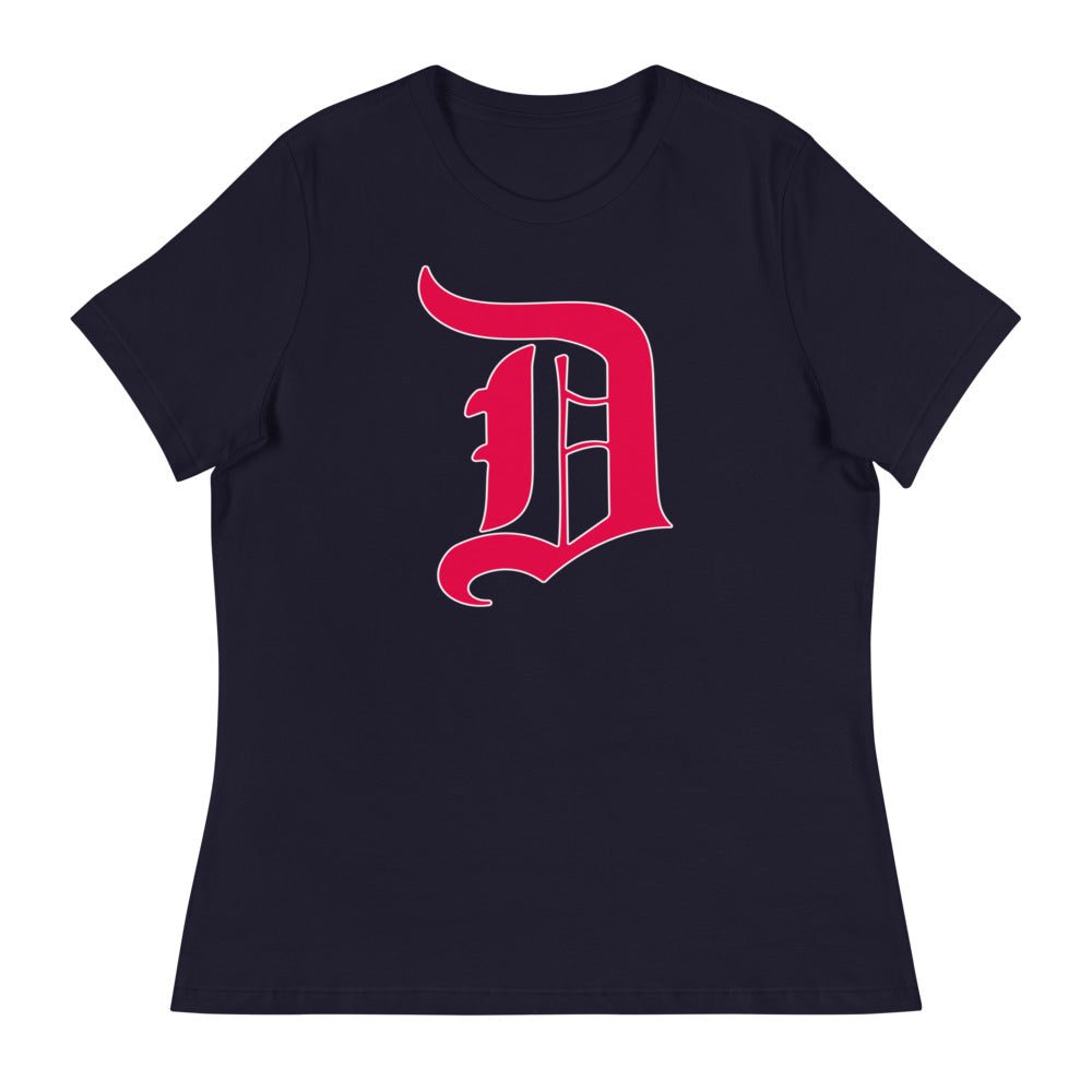 Duquesne Vintage Women's Relaxed Shirt - 1930s Duke's D Art W Relaxed T Shirt - Rivalry Week