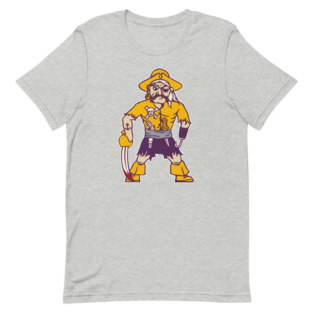 ECU Vintage Mascot Shirt - 1950s Purple Pirate Art Shirt - Rivalry Week