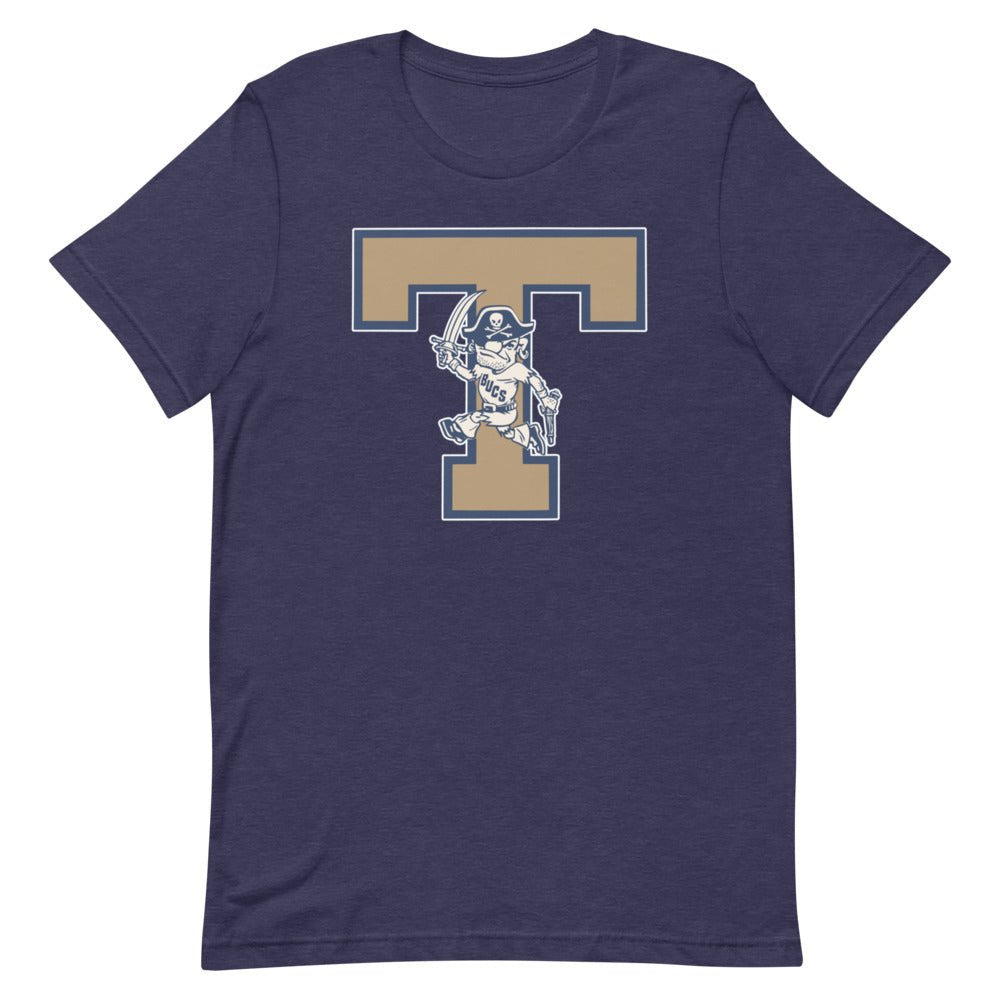 ETSU Vintage Shirt - 1950s Buccaneer Block T Art Shirt - Rivalry Week