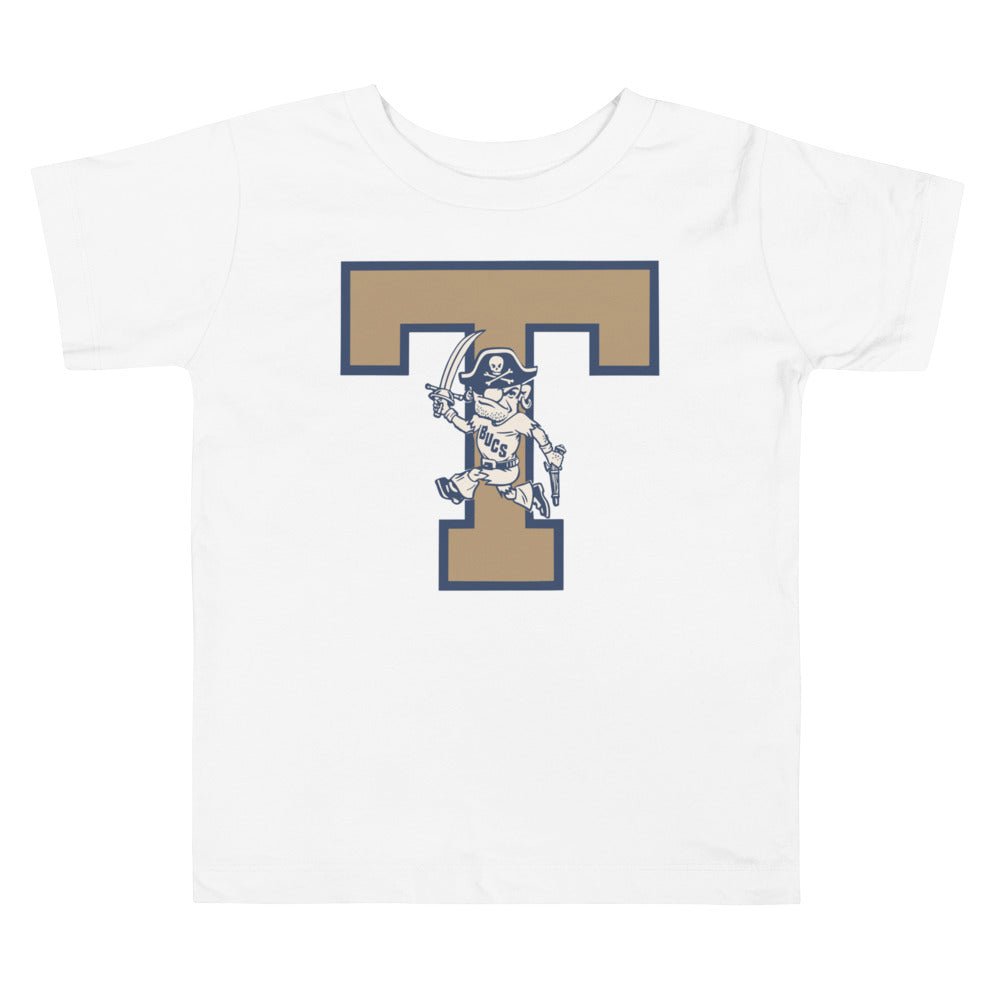 ETSU Vintage Toddler T Shirt - 1950s Buccaneer Block T Art Toddler Staple Tee - Rivalry Week