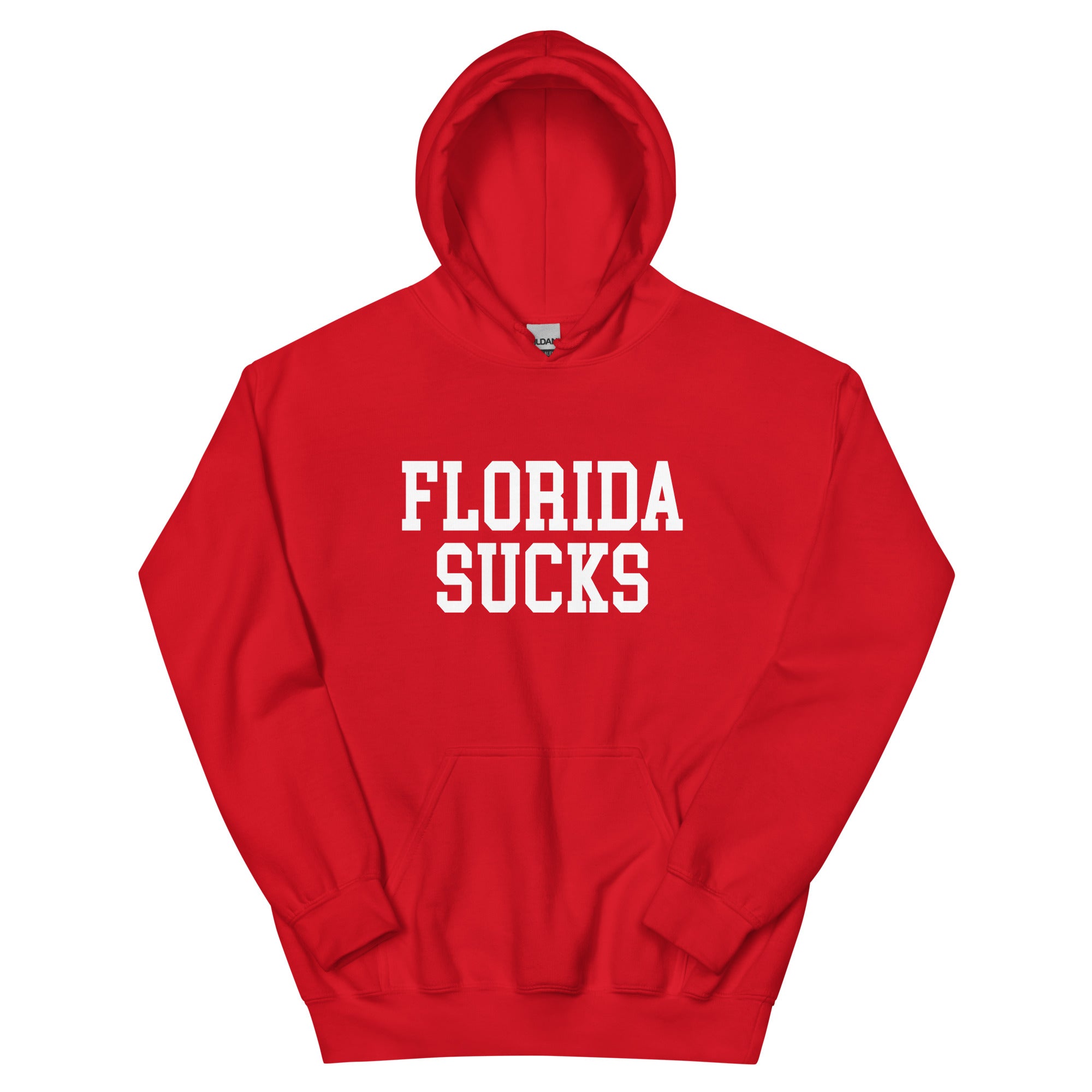 Florida Sucks Georgia Hoodie Red Sweatshirt - rivalryweek