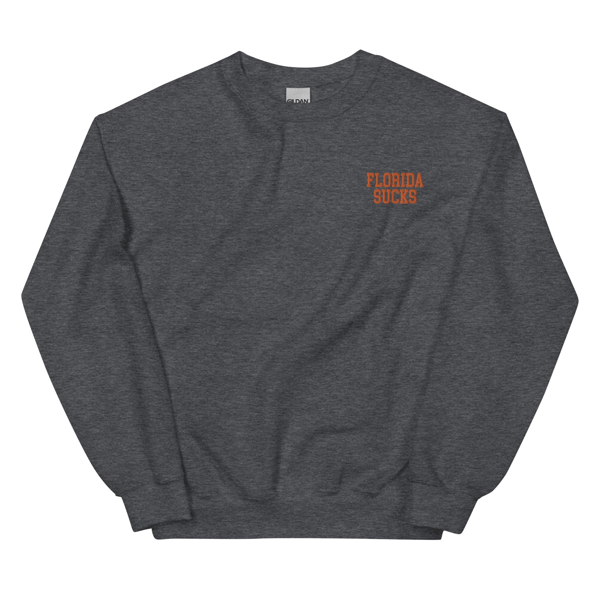 Florida Sucks Tennessee Rivalry Embroidered Crew Necks Sweatshirt - rivalryweek