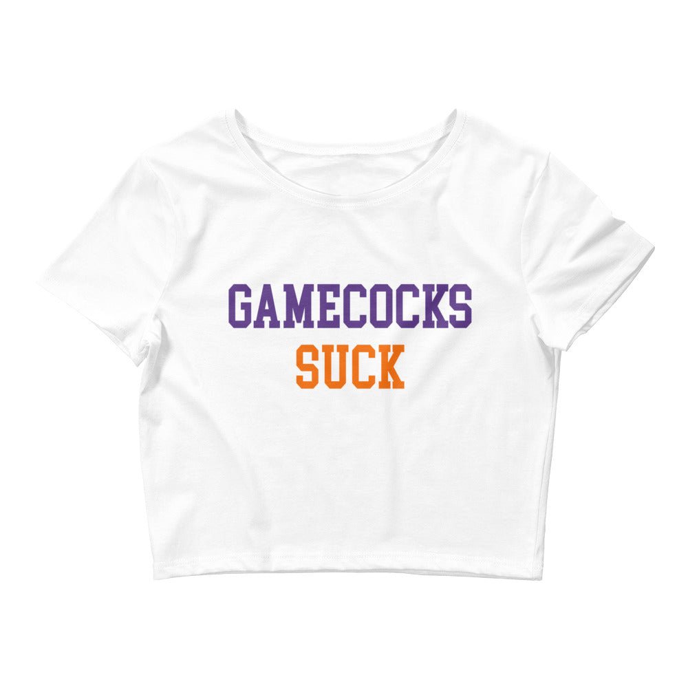 Gamecocks Suck Clemson Rivalry Crop Top Crop Top - rivalryweek