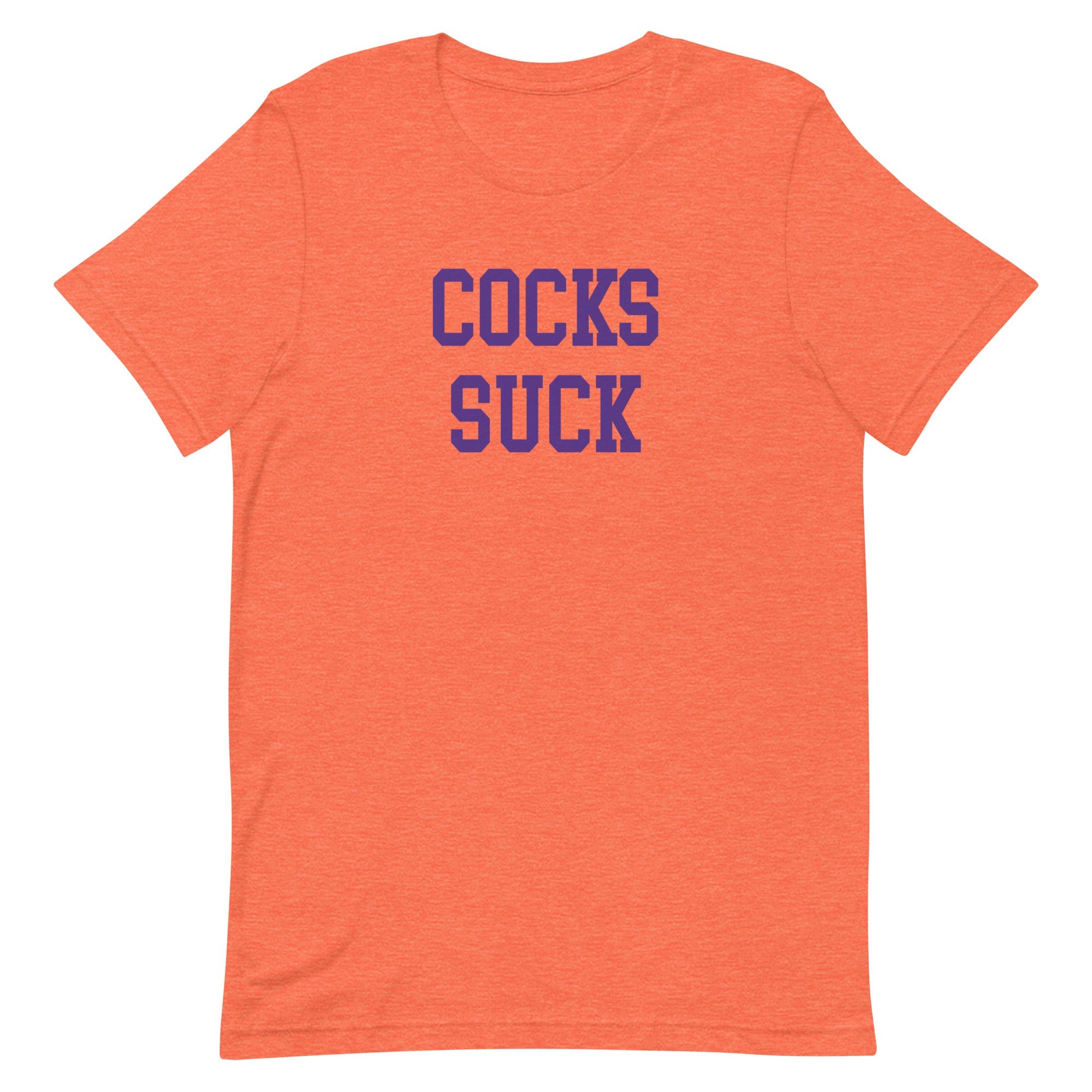 Gamecocks Suck Clemson Rivalry T Shirt Heather Orange Shirt - rivalryweek