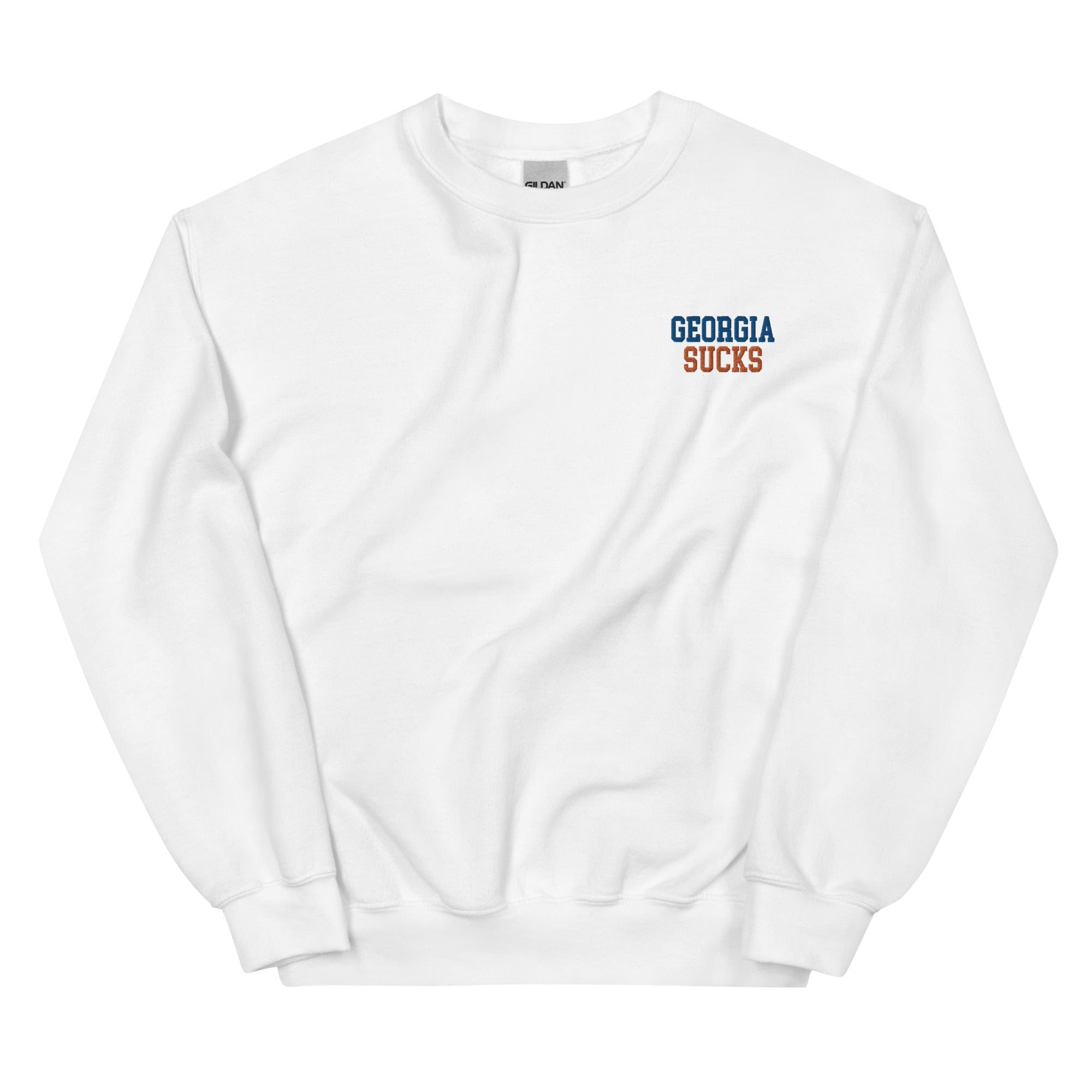 Georgia Sucks Florida Rivalry Embroidered Crew Neck Sweatshirt - rivalryweek