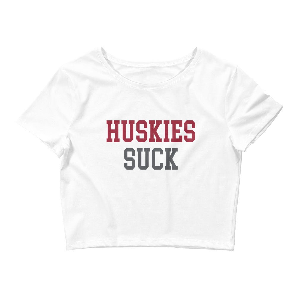 Huskies Suck Washington State Rivalry Crop Tops Crop Top - rivalryweek