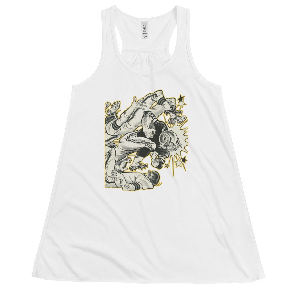 LA Rams Vintage Women's Flowy Tank Top - 1961 Gameday Art W Tank Top - Rivalry Week