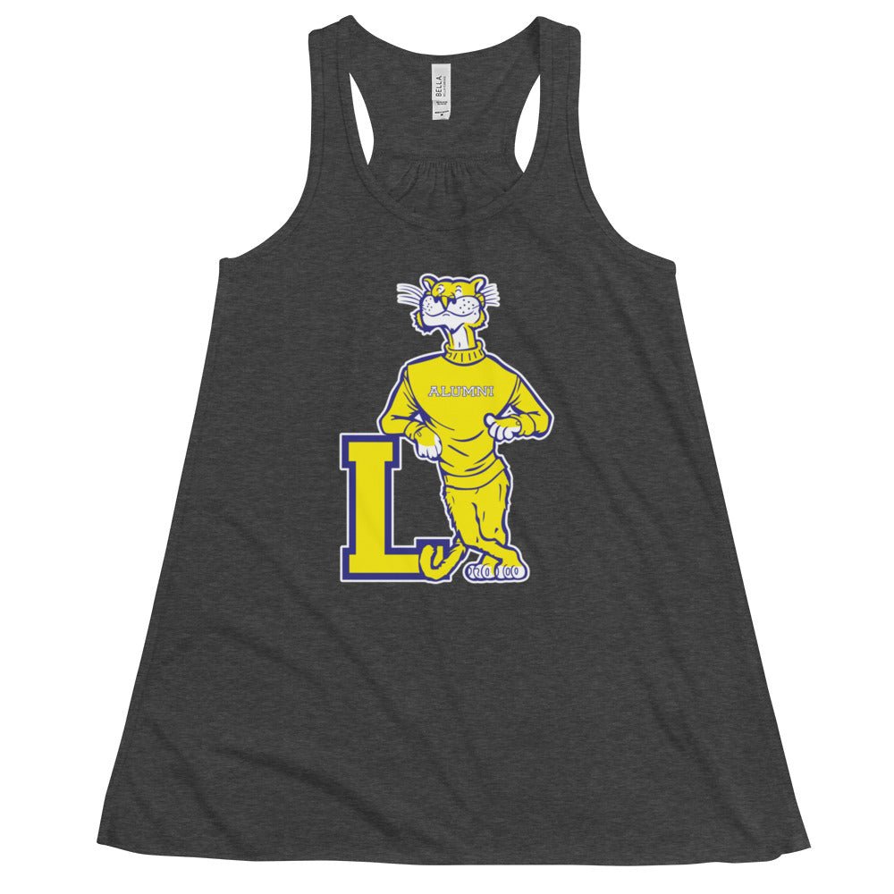 LSU alumni vintage Women's Flowy Tank Top - 1950s Tiger Alumni Art W Tank Top - rivalryweek