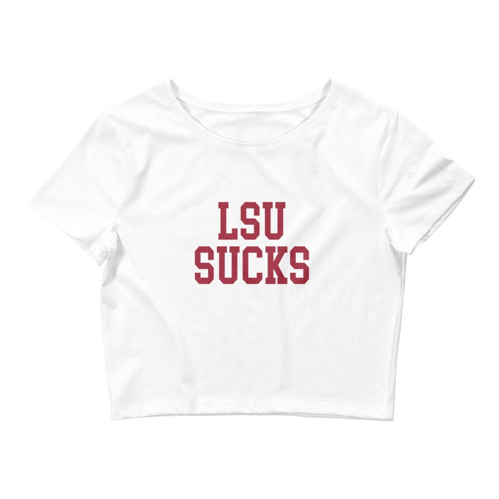 LSU Sucks Arkansas Rivalry Crop Top Crop Top - rivalryweek