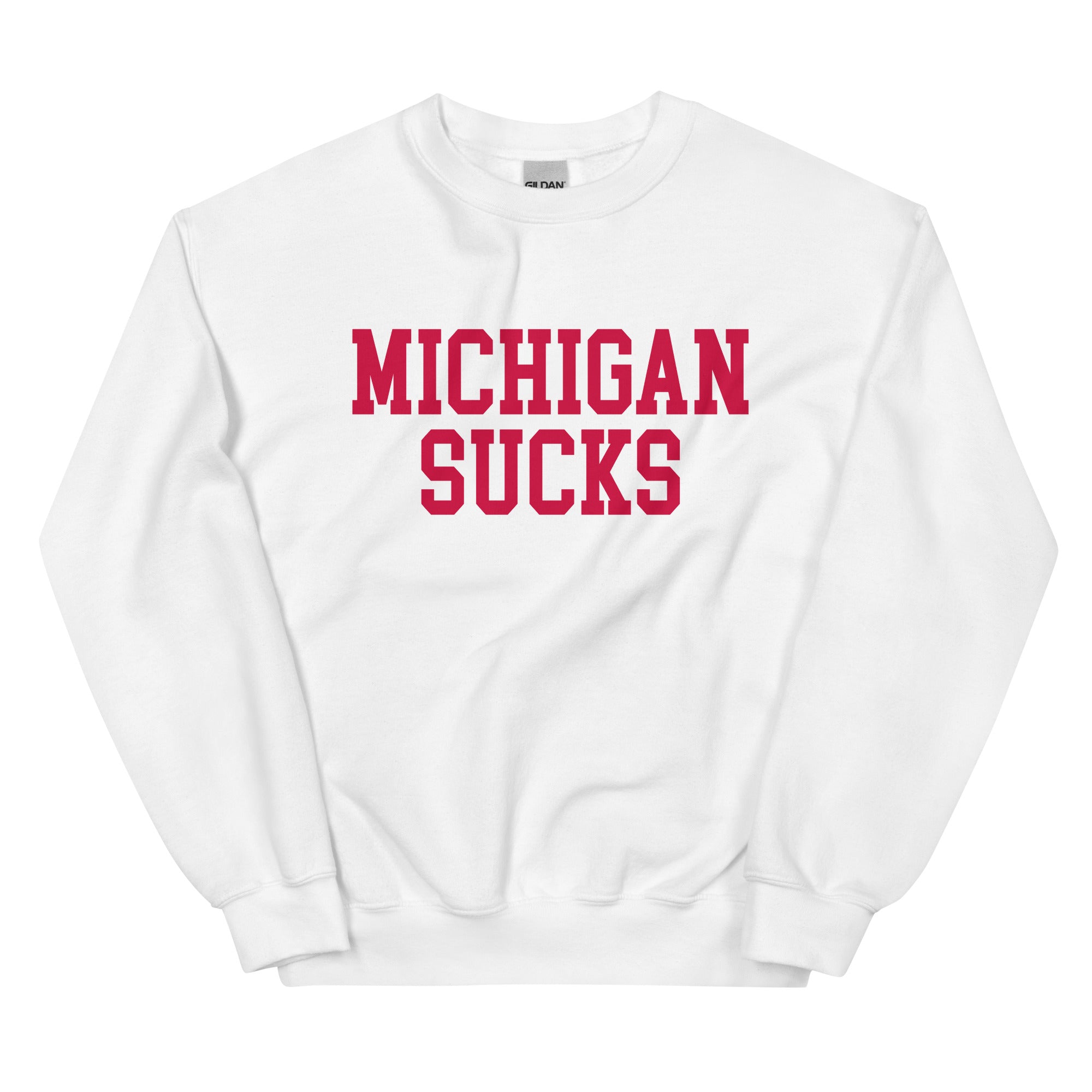 Michigan Sucks Ohio State Rivalry Crew Neck Sweatshirt - rivalryweek