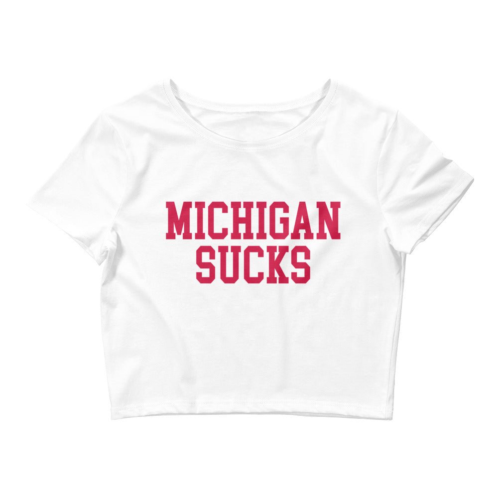 Michigan Sucks Ohio State Rivalry Crop Top Crop Top - rivalryweek