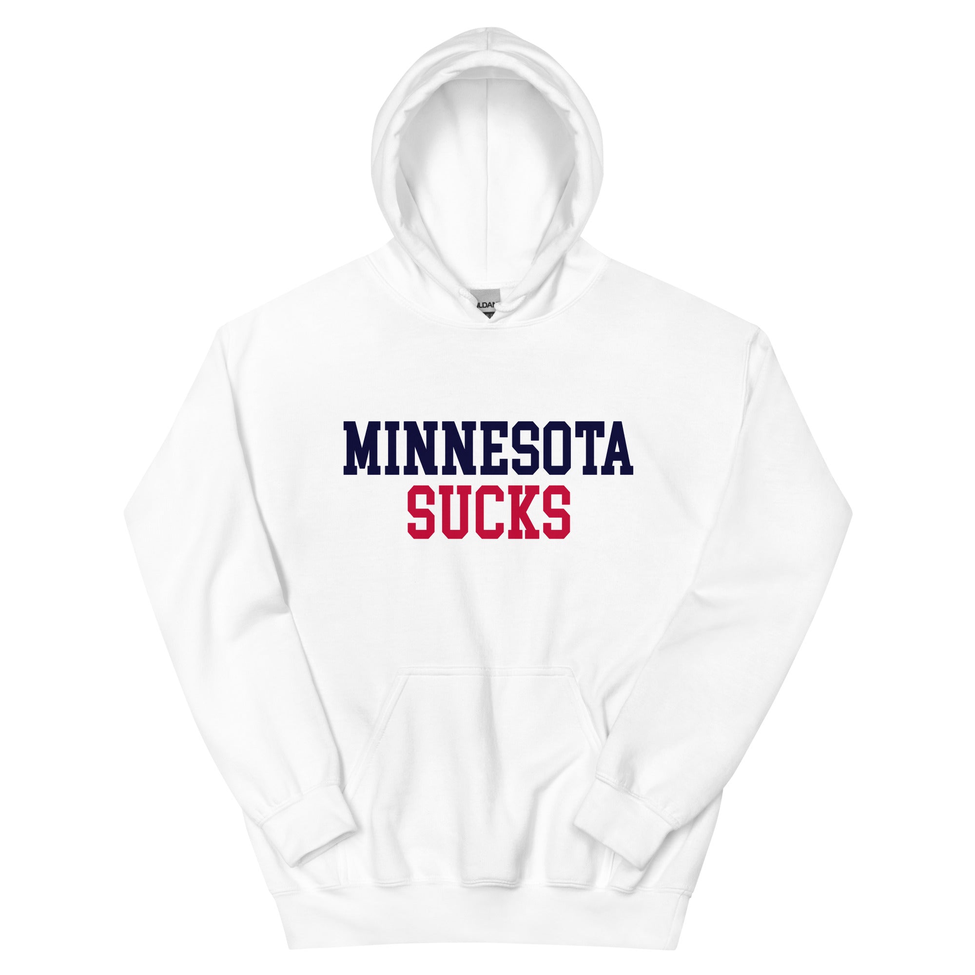 Minnesota Sucks Wisconsin Rivalry Hoodie White Sweatshirt - rivalryweek