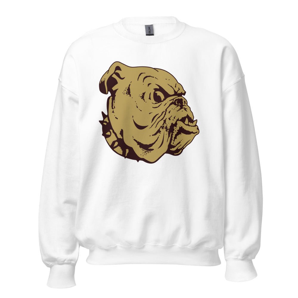 Mississippi State Vintage Crew Neck Sweatshirt - 1950s Big Bad Bulldog Art Sweatshirt - rivalryweek