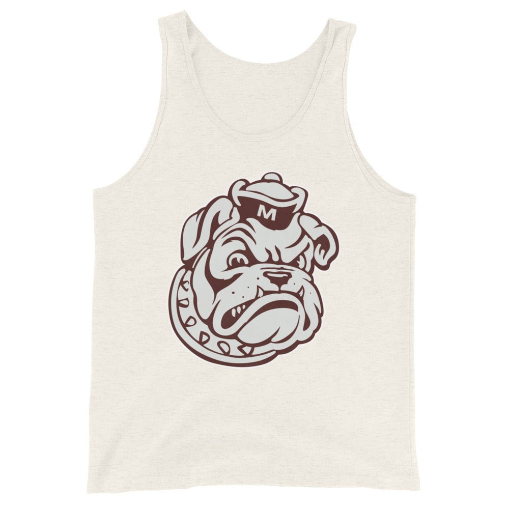 Mississippi State Vintage Mascot Men's Tank Top - 1950s Sailor Bulldog Art Mens Tank Top - rivalryweek