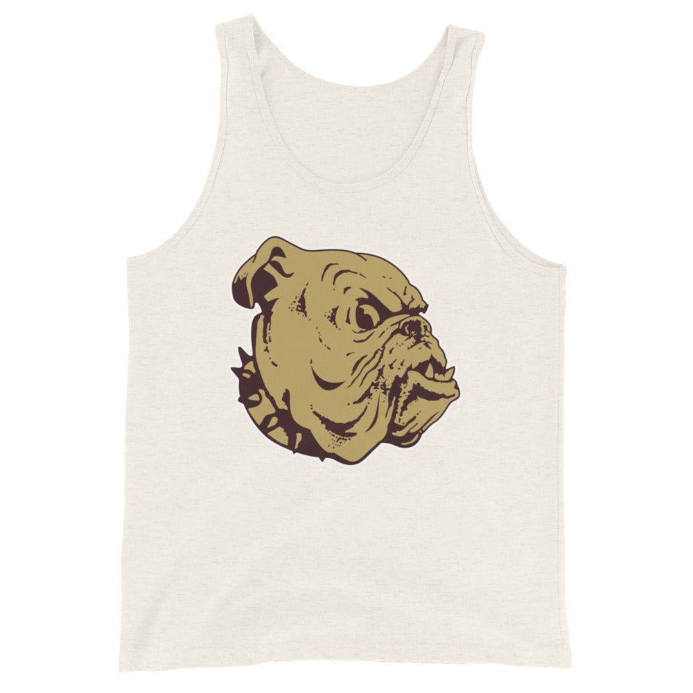 Mississippi State Vintage Men's Tank Top - 1950s Big Bad Bulldog Art Mens Tank Top - rivalryweek