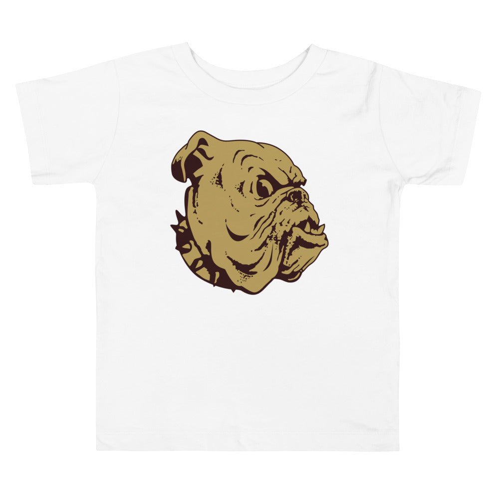 Mississippi State Vintage Toddler T Shirt - 1950s Big Bad Bulldog Art Toddler Staple Tee - rivalryweek