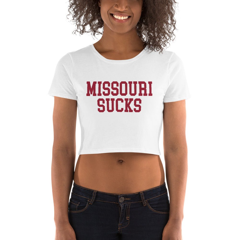 Missouri Sucks Arkansas Rivalry Crop Top Crop Top - rivalryweek