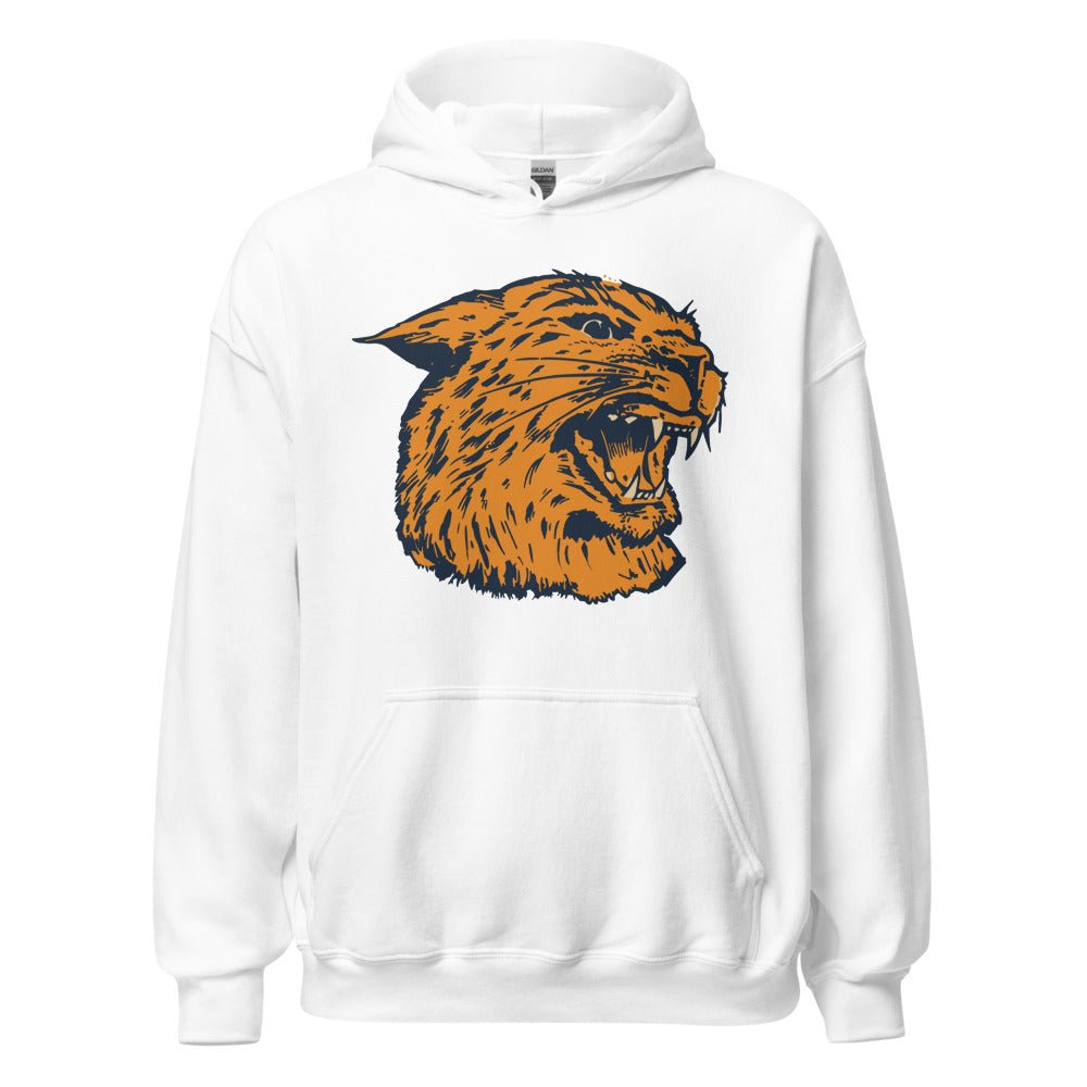 Montana State Vintage Hoodie - 1940s Roaring Wildcat Art Hoodie - Rivalry Week