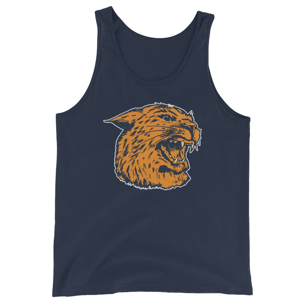 Montana State Vintage Men's Tank Top - 1940s Roaring Wildcat Art Mens Tank Top - Rivalry Week