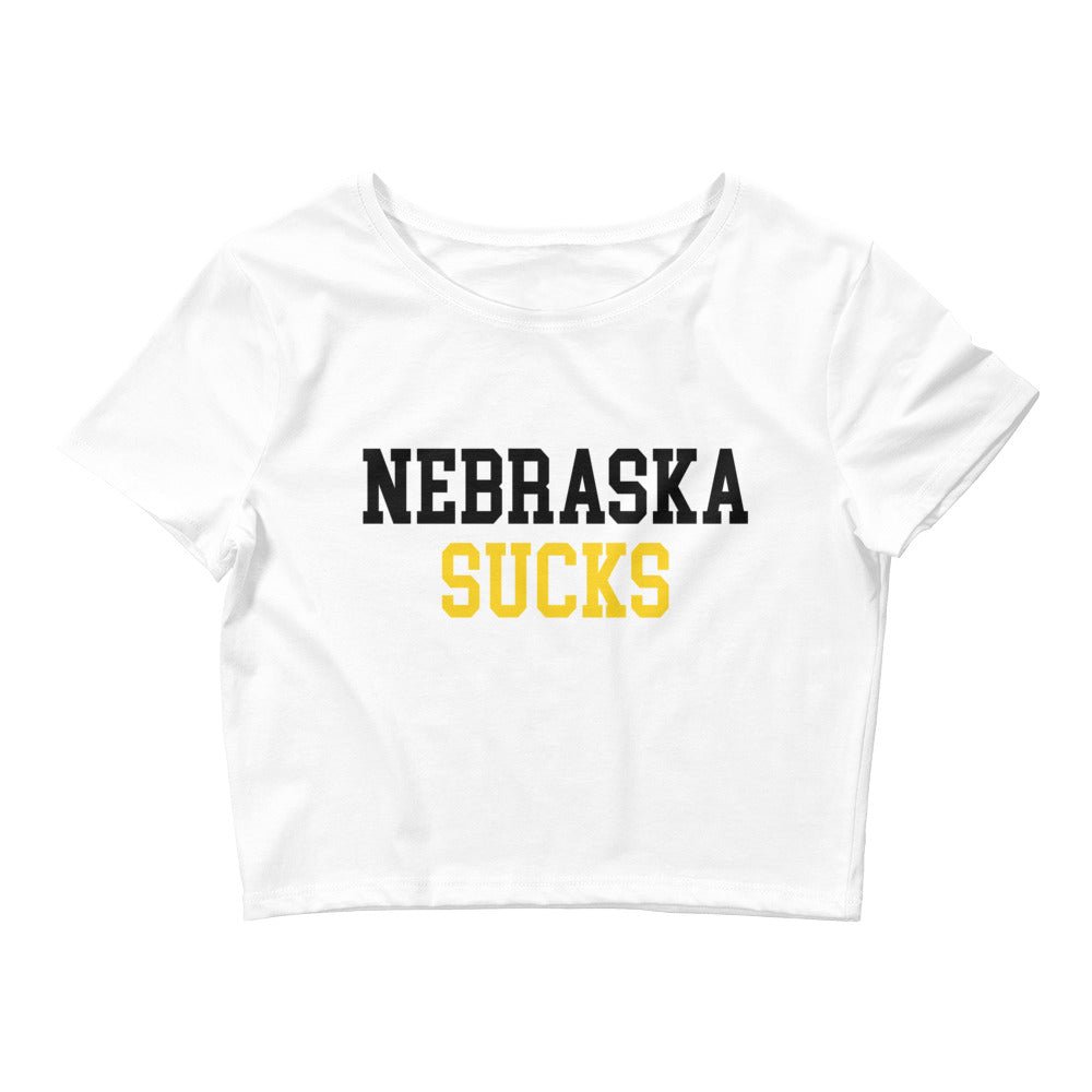 Nebraska Sucks Iowa Rivalry Crop Top Crop Top - rivalryweek