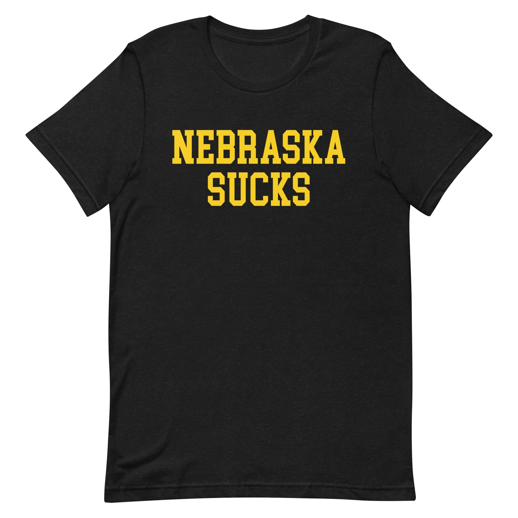 Nebraska Sucks Iowa Rivalry T Shirt Black Shirt - rivalryweek