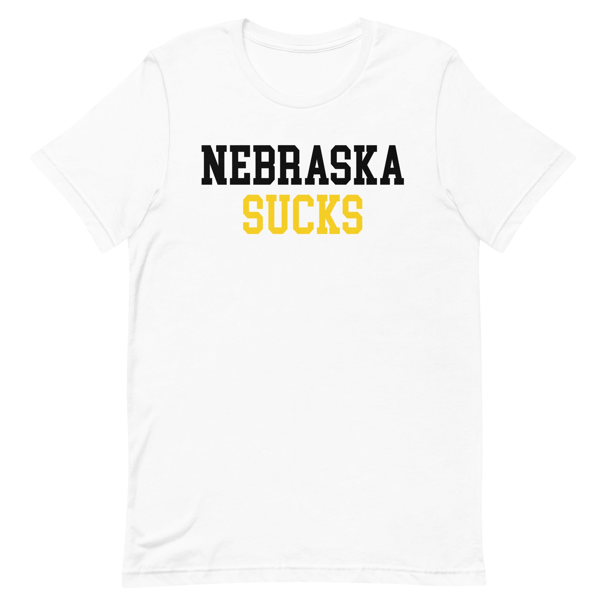 Nebraska Sucks Iowa Rivalry T Shirt Two Tone Shirt - rivalryweek