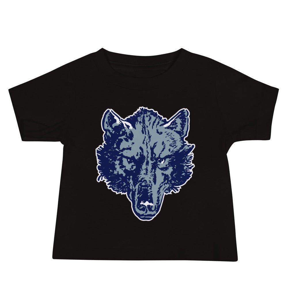 Nevada Wolfpack Vintage Baby T Shirt - 1940s Wolves Mascot Art Baby Staple Tee - rivalryweek