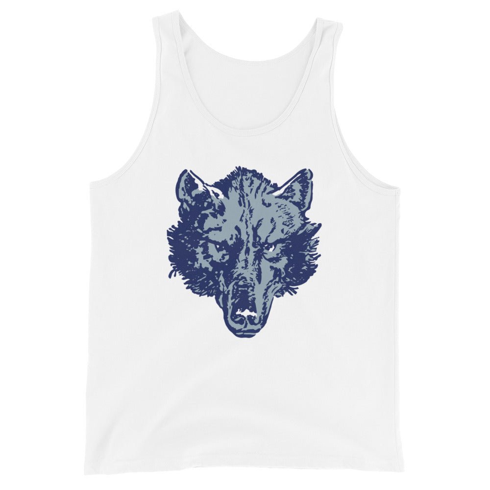 Nevada Wolfpack Vintage Men's Tank Top - 1940s Wolves Mascot Art Mens Tank Top - rivalryweek