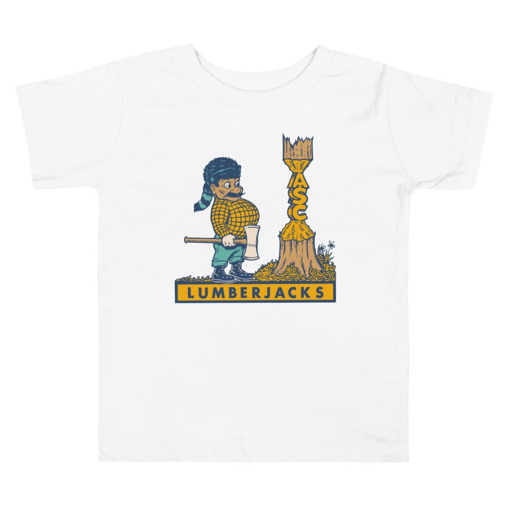 Northern Arizona Toddler T Shirt - 1950s Vintage Lumberjack Art Toddler Staple Tee - Rivalry Week