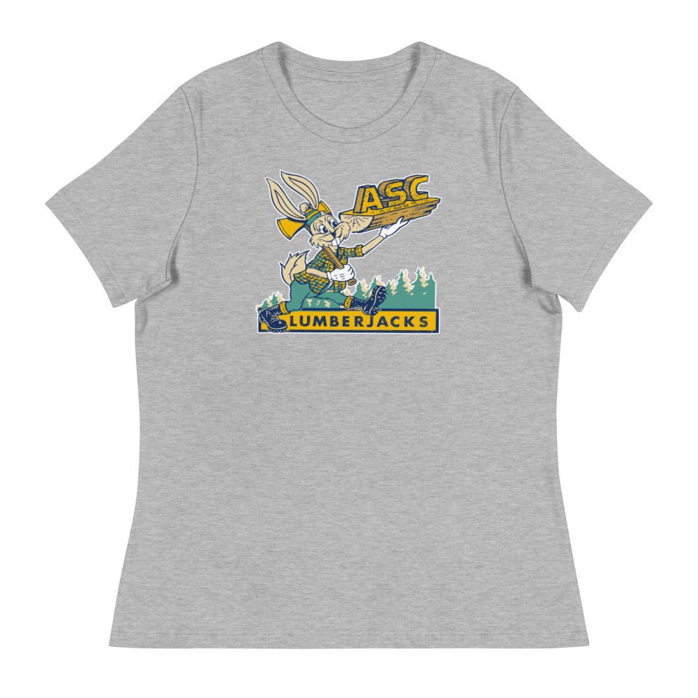 Northern Arizona Vintage Women's Relaxed Shirt - 1950s Lumberjack Rabbit Art W Relaxed T Shirt - Rivalry Week