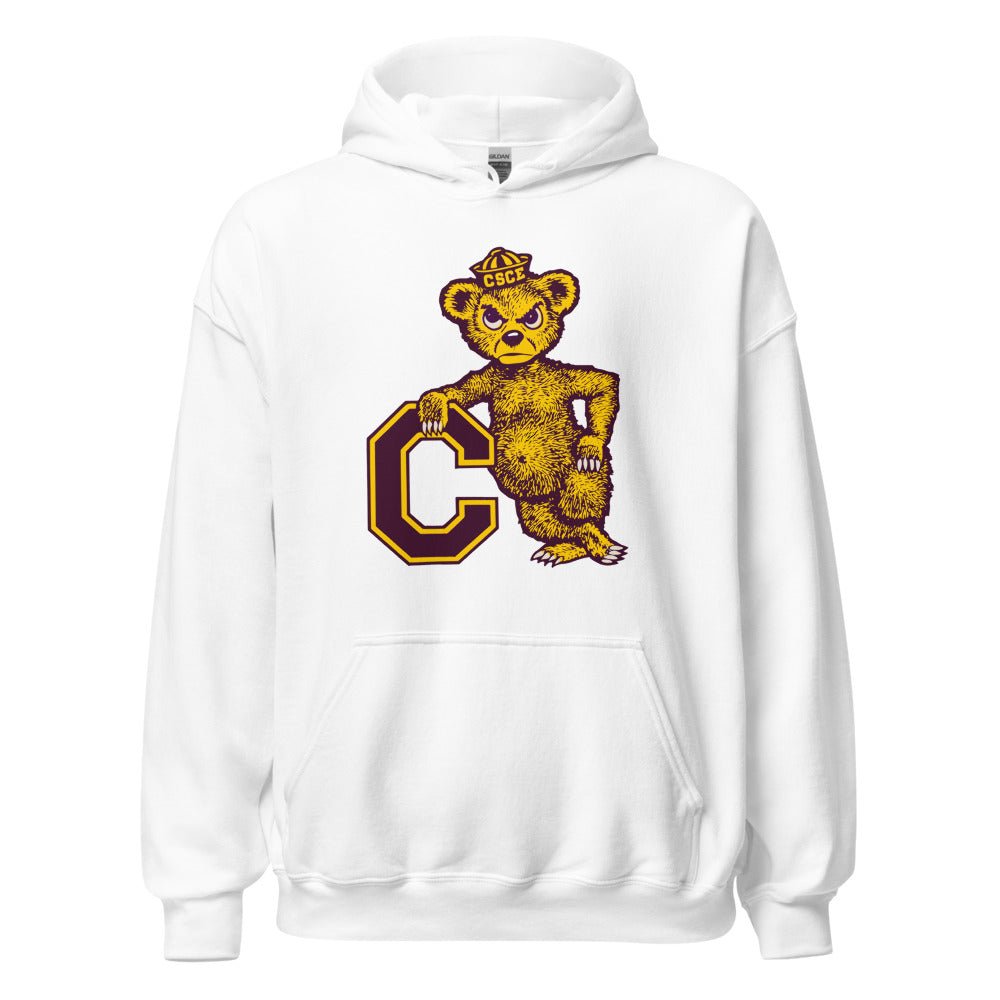 Northern Colorado Vintage Hoodie - 1950s Leaning Bear Art Hoodie - Rivalry Week