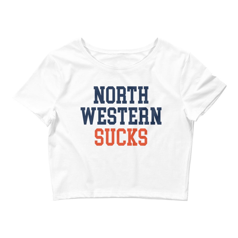 Northwestern Sucks Illinois Rivalry Crop Top Crop Top - rivalryweek