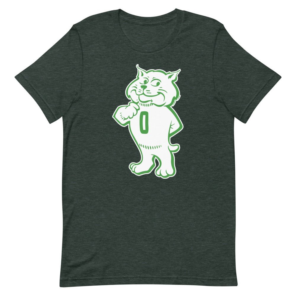 Ohio Mascot Shirt - Vintage 1960s Proud Bobcat Art Shirt - Rivalry Week