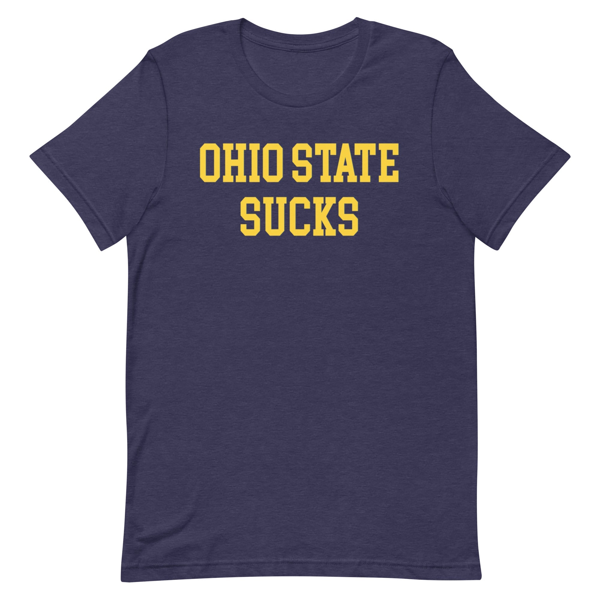 Ohio State Sucks Michigan Rivalry T Shirt Heather Blue Shirt - rivalryweek