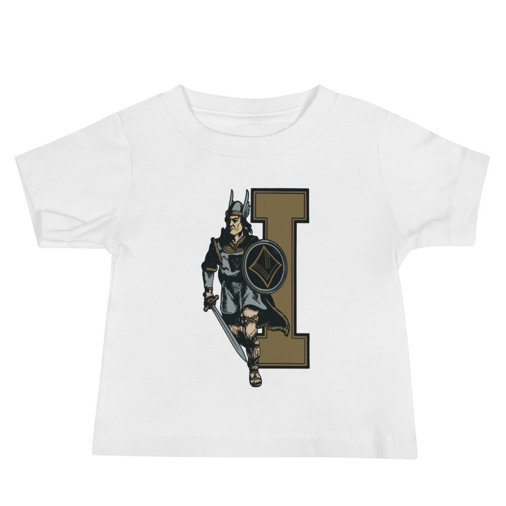 Old School Idaho Baby T Shirt - 1940s Early Vandals Art Baby Staple Tee - Rivalry Week