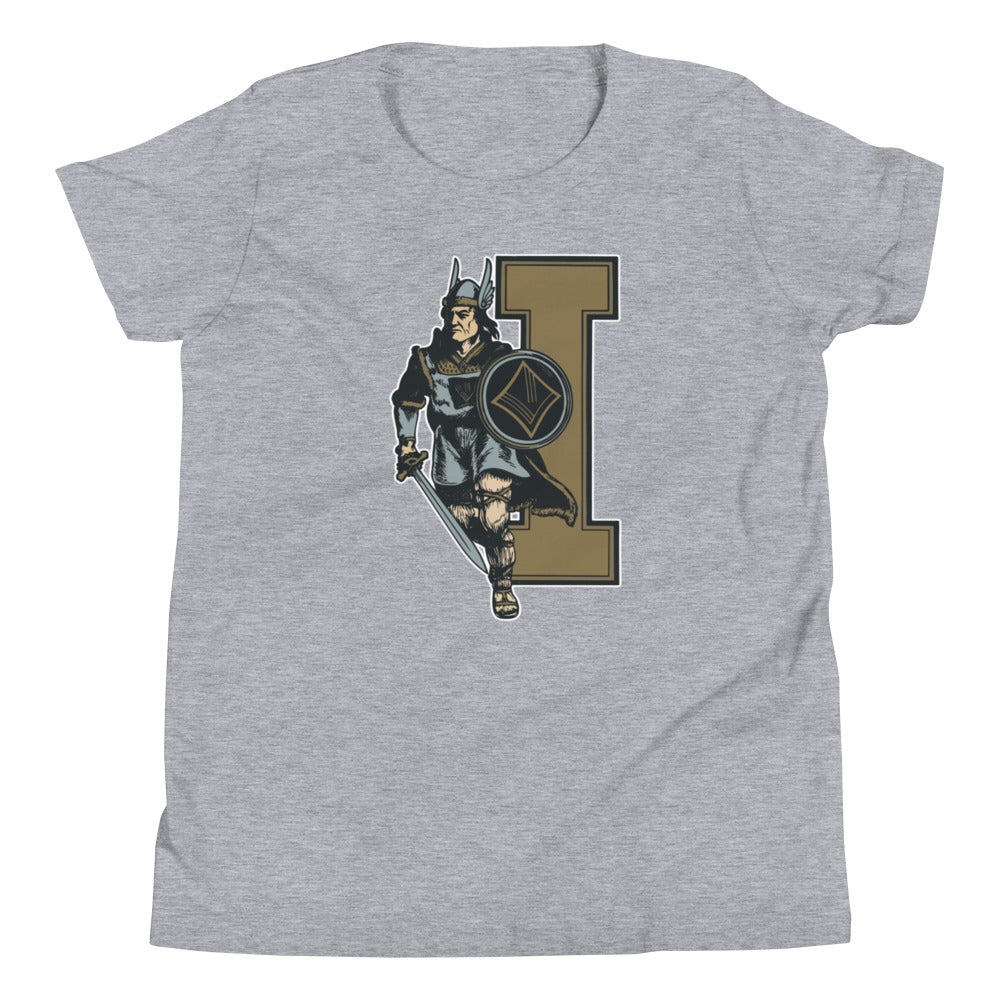 Old School Idaho Kids Youth Shirt - 1940s Early Vandals Art Youth Staple Tee - Rivalry Week